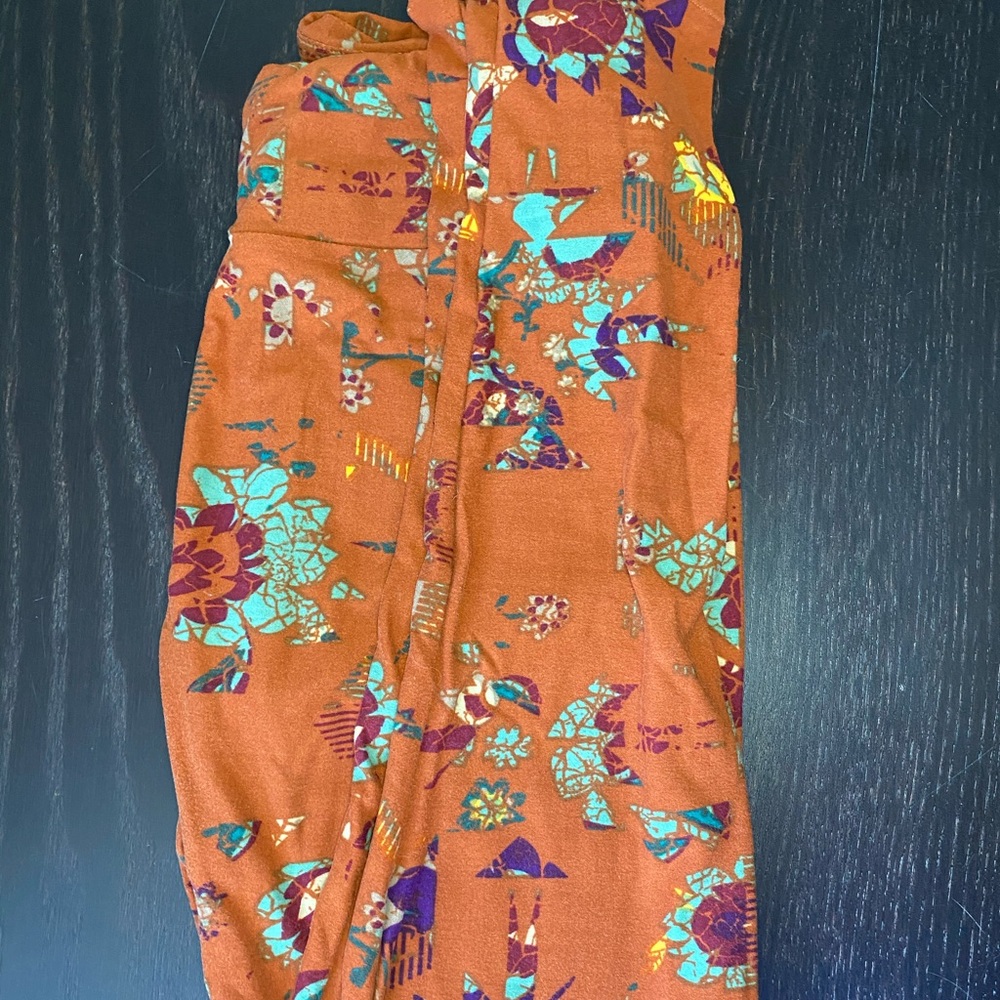 LulaRoe leggings orange